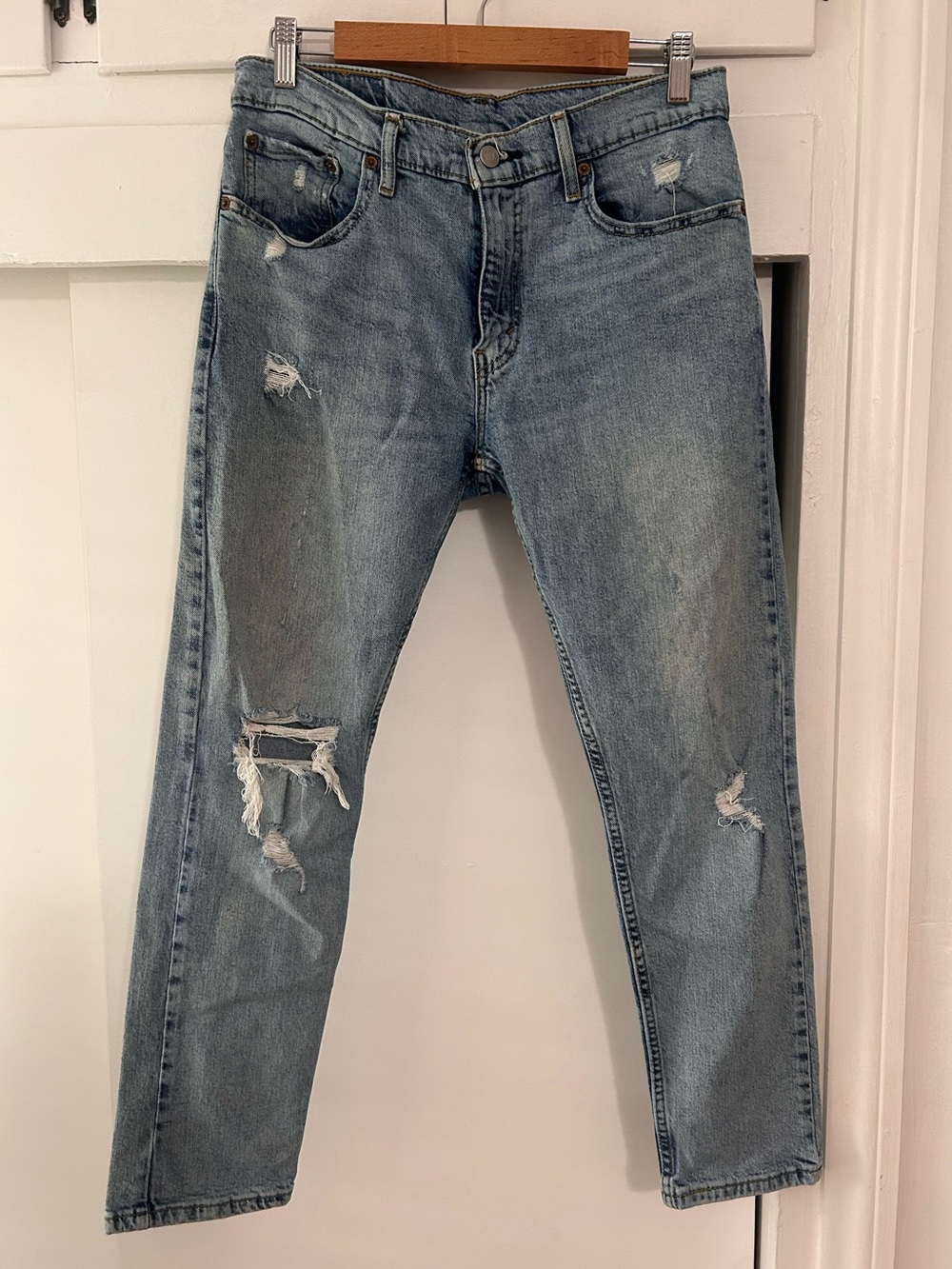 Levi’s Men’s 512 Distressed Slim Taper Stretch Jeans 32x29